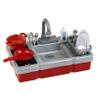 Theo Klein 7110 Bosch Mini Children's Kitchen, Sink with Water Pump Function, Hob with Light and Sound, Includes Cooking and Dinnerware, Toy for Children from 3 Years view 1