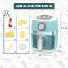 Cewuky Kids Play Kitchen Set, Toy Air Fryer Set, Chef Pretend Play Including Color Changing Food, Cooking Toys with Sound&Light for Boys Girls 3 4 5 6 view 2