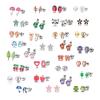 Animals Earrings 30 Pairs Small Mixed Bee For Frog Mushroom Earrings Fashion Jewelry Charms Kids Fri Neck view 1