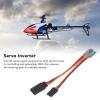 Cufaee 2PCS RC Servo Signal Reverser, Universal Rubber RC Servo Reverser, Rotation Inverter for RC Aircraft Airplane Steering Gear view 2