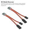 Cufaee 2PCS RC Servo Signal Reverser, Universal Rubber RC Servo Reverser, Rotation Inverter for RC Aircraft Airplane Steering Gear view 4
