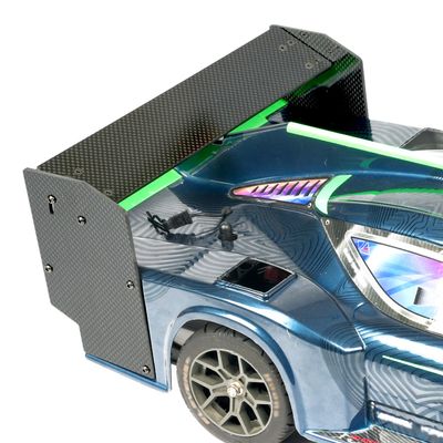 Carbon Fiber Tail Rear Wing for Arrma 3S 1/8 Vendetta,3 MM Thick Carbon Rear Spoiler Upgrades Replace Parts for RC Vehicle Scale Accessories ARA480052(1/8 3S Vendetta-Original Size Style)