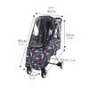 1Pc Portable Rain Cover Weatherproof Shield Wind Canopy Pushchair Mesh Ventilation Trend Travel Umbrella Rain Cover view 3