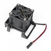Heat Sink Heatsink Mount w/High Velocity Cooling Fan Set for Spektrum 150A Electronic Speed Controller w/Cooling Fan Esc Protective Cover for Higher Wind Speed Increases Heat Dissipation view 1