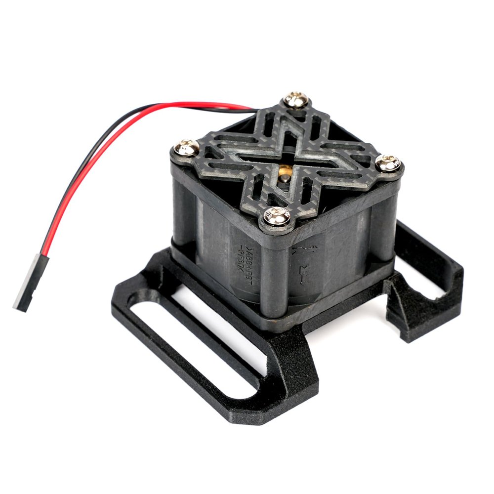 Heat Sink Heatsink Mount w/High Velocity Cooling Fan Set for Spektrum 160A Electronic Speed Controller w/Cooling Fan Esc Protective Cover for Higher Wind Speed Increases Heat Dissipation