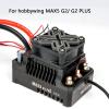 Heat Sink Heatsink Mount w/High Velocity Cooling Fan Set for Hobbywing MAX5 HV G2 Electronic Speed Controller w/Cooling Fan Esc Protective Cover for Higher Wind Speed Increases Heat Dissipation view 4