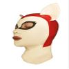 AiCc stylists Latex Mask Halloween Rubber Long Ears Fox Cosplay (L) view 2