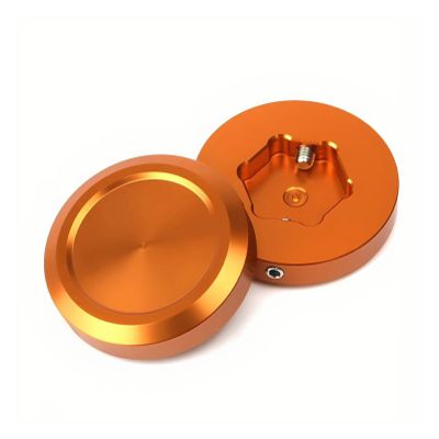 DREFGH Motorcycle Front Fork Suspension Top Cover Shock Absorber Cap Compatible with Duke 125 200 250 390 690 RC 2013-2020 Accessories(Orange)
