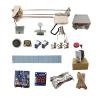 DIY Claw Crane Machine kit with 71cm Gantry Crane Motherboard Coin Acceptor Button Harness Joystick Coin Meter led top Light view 1