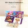 DJYILUF Magnetic Dress-Up Princess Dolls Set - 10 Scenes with 39 Magnetic Pieces, Educational Pretend Play & Preschool Toys for Kids 3 4 5 6, Creative Travel & Birthday Gift for Girls view 4