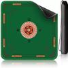 Chinese Mahjong Mat with Storage Bag, Neoprene Mahjong Table mat, 31.5x31.5 Inch, Non-Slip and Noise Reduction Table Cover for Board Games, Tile Games, Mahjong, Dominoes (Green) view 1