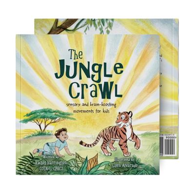 The Jungle Crawl Interactive Children's Book | Fun Rhyming Story for Movement, Reflex Integration & Playtime