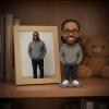 BobbleMy Custom Bobblehead - 6/7/8'' Personalized Bobbleheads Funny Customized Dolls Figurine Gifts for Husband Dad Boyfriend on Thanksgiving Day, Christmas & Birthday Surprise view 3