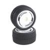 2 Pieces Rear Tires RC Vehicle Tyres 32mmx17.3mm Black Upgrade Sturdy RC Car Spare Parts for Wltoys 244016 1/24 Scale Model view 1