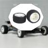 2 Pieces Rear Tires RC Vehicle Tyres 32mmx17.3mm Black Upgrade Sturdy RC Car Spare Parts for Wltoys 244016 1/24 Scale Model view 2