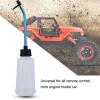 WGFOIP RC Fuel Bottle Nitro Engine Refill Bottle RC Oil Filler with Aluminum Alloy Straw for Remote Control Model Car 250ml White view 4