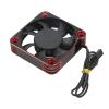 50mm RC Motor Cooling Fan Heat Sink JST Plug Aluminum Alloy Cooler for RC Inductive Non Inductive Motor (Black Red) view 3