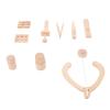 SPYMINNPOO Wooden Doctor Toy Set, Multifunctional Safe Portable Medical Play Kit, Educational Role Play for 2 to 6 Kids view 1