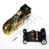 SC421-2GLD Auto World 4Gear 2022 Dodge Charger Good Knight FC HO Scale Slot Car view 3