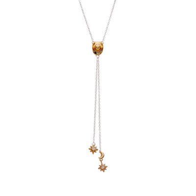 Alex and Ani Cosmic Cowgirl Bolo Necklace for Women - Two Tone, Nickel-Free Pendant Necklace, Trendy Jewelry, Ideal Gift for Women