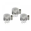 67mm Piston Set STD 3PCS Compatible with D722 Engine for Tractors and view 1