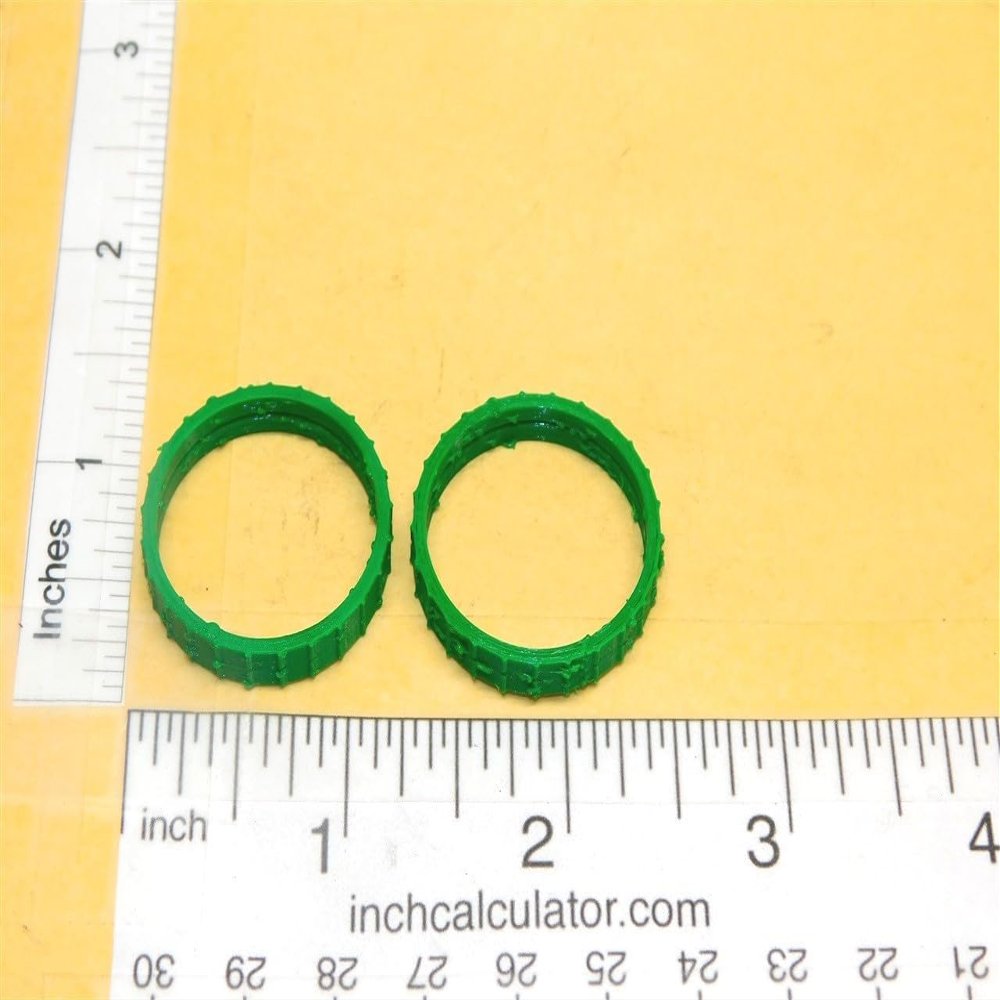 Replacement for fits Pair Green Lesney Matchbox Bulldozer Replacement Tracks Toy Part MBP-001G
