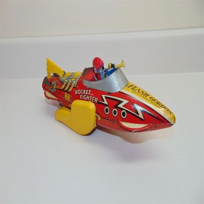 Replacement for fits Marx Toys Flash Gordon King Features Syndicate Windup Rocket Fighter Tin Litho