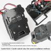 4MM Carbon Fiber ESC Tray Plate Only Fits for Arrma 6S 1/7 Limitless F1 V2,No-drill ESC Mounting Bracket Fixing Plate,Thick Mounting Receiver Tray Upgrade Part ARA320599 Replace for RC Car Accessories view 2