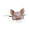 Abaodam 4pcs Half Face Cosplay Dress Up Mask for Halloween Carnival Christmas Party Outdoor Festival Breathable Lightweight Animal Masquerade Props view 2