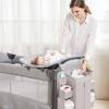 LFRXION Diaper Organizer, Crib Storage Organizers With Compartments, Multifunctional Hanging Bag For Diapers Clothing Toy view 4