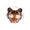 Beaupretty Tiger Half Face Mask EVA Animal Mask for Carnival and Cosplay Parties Comfortable Fit with Elastic Band Festival Photo Prop for Halloween and Outdoor Events view 2