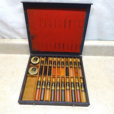 Replacement for fits Vintage Archer Oil Salen Sample Kit In Case, Original Set With Carry Case
