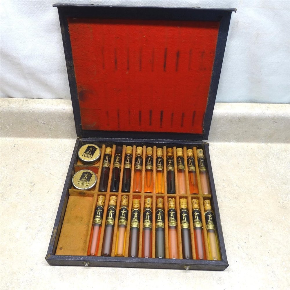 Replacement for fits Vintage Archer Oil Salen Sample Kit In Case, Original Set With Carry Case