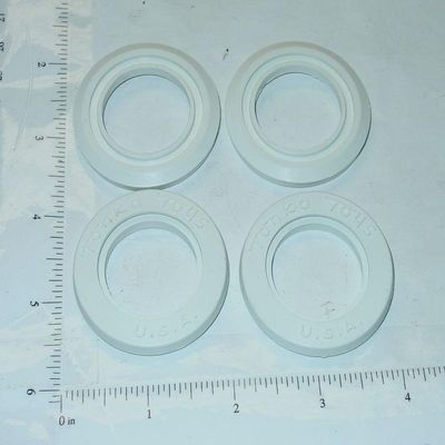 Replacement for fits Set of 4 Whitewall Tire Insert Replacement Toy Parts TKP-040-4