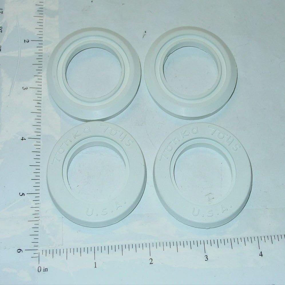 Replacement for fits Set of 4 Whitewall Tire Insert Replacement Toy Parts TKP-040-4