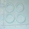 Replacement for fits Set of 4 Whitewall Tire Insert Replacement Toy Parts TKP-040-4 view 1