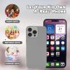 Fake Phone Dummy Prop Phone, Prank Stuff Decoy Phone Pear Phone Non-Working Phone 16 Pro max, Display Phone Look Like Real Phone 16 Promax (Titanium) view 4