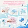 bopopo Submarine & Ocean Animals Baby Toys 6-12 Month, Sensory Toy Set with Whale, Dolphin, Starfish, Octopus, Turtle, Seahorse, Soft Montessori Toys for Infants 0-3 view 3