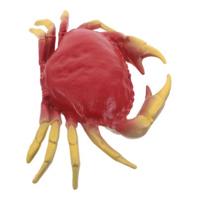 Abaodam Lifelike Artificial Crab Figure Plastic Ocean Animal Model for Home Decor and Photography Props Realistic Fake Crab Table Ornament for Beach-Themed Parties and Educational Play
