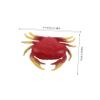 Abaodam Lifelike Artificial Crab Figure Plastic Ocean Animal Model for Home Decor and Photography Props Realistic Fake Crab Table Ornament for Beach-Themed Parties and Educational Play view 2