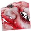 Abaodam Realistic EVA Halloween Witch Mask Lightweight Scary Carnival Face Mask for Cosplay Party Festival Roleplay with Authentic Horror Design view 3