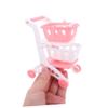 Beaupretty 8pcs Mini Shopping Cart Pretend Play Grocery Trolley for Dual Storage Safe Design Enhances Cognitive Skills and Active Roleplaying Fun view 4