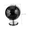 BESPORTBLE European Luxury Desktop Globe with Stand Rotating Earth Globe Decor for Office and Home Elegant Geography Learning Ornament with English Labels for Adults view 2