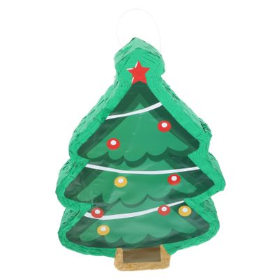BESPORTBLE Christmas Tree Pinata Holiday Party Hanging Decor Funny Christmas Theme Party Game Ornament for Birthday and Festive Celebrations with Fine Craftsmanship