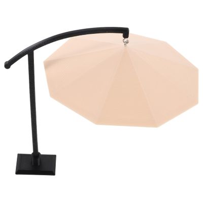 BESPORTBLE Scale Lightweight Mini Beach Umbrella for Dollhouse Outdoor Accessories Fairy Garden Decoration Model Scene Prop