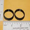 Replacement for fits Pair Black Lesney Matchbox Bulldozer Replacement Tracks Toy Part MBP-001B view 1