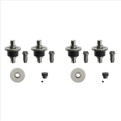RC Parts Compatible with SCY 16101 16102 16103 16201 Pro 1/16 RC Brushless Car Upgrades Parts Accessories 4X Metal Differential Gear Set