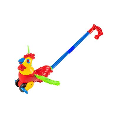 Beaupretty Detachable Rooster Walker Cartoon Animal Stroller Cart for Learning Balance and Coordination Development Educational Push with Smooth Touch and Sturdy Material Random Color
