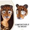 Beaupretty Lightweight EVA Leopard Mask for Halloween Carnival and Masquerade Parties Comfortable Costume Accessory with Elastic Strap for Secure Fit and Versatile Role-playing Celebrations view 3