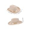 BESPORTBLE 6pcs Cowboy Hats with Adjustable Strap Lightweight Acrylic Fedora Caps for Boys and Wide Brim Sun Protection for Summer Outdoor Play and Costume Parties view 2